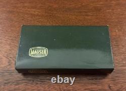 Vintage Mauser Victorinox Swiss Army Multi-tool Folding Knife 3 Blade Black NOS