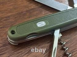 Vintage Mauser Victorinox Swiss Army Multi-tool Folding Knife 3 Blade Black NOS