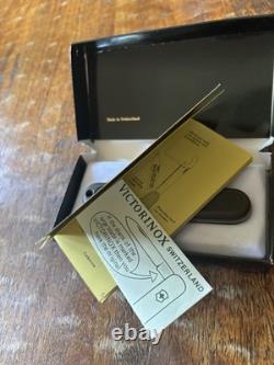 Vintage Mauser Victorinox Swiss Army Multi-tool Folding Knife 3 Blade Black NOS