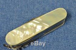 Vintage RARE NEW IN BOX MOTHER OF PEARL VICTORINOX SwissChamp Swiss Army Knife