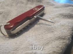 Vintage Rare Victorinox Swiss Army Knife With Bail No Rust 1950-73