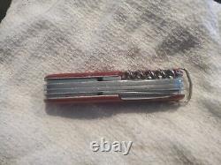 Vintage Rare Victorinox Swiss Army Knife With Bail No Rust 1950-73