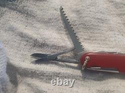 Vintage Rare Victorinox Swiss Army Knife With Bail No Rust 1950-73