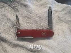 Vintage Rare Victorinox Swiss Army Knife With Bail No Rust 1950-73