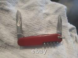 Vintage Rare Victorinox Swiss Army Knife With Bail No Rust 1950-73