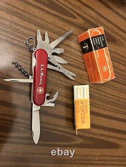 Vintage Rare Wenger LL Bean Swiss Army Knife In Original Box Nomad With Scaler