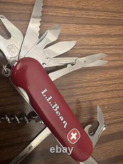 Vintage Rare Wenger LL Bean Swiss Army Knife In Original Box Nomad With Scaler