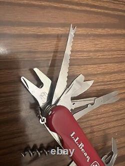 Vintage Rare Wenger LL Bean Swiss Army Knife In Original Box Nomad With Scaler