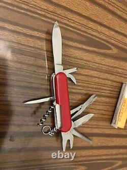 Vintage Rare Wenger LL Bean Swiss Army Knife In Original Box Nomad With Scaler