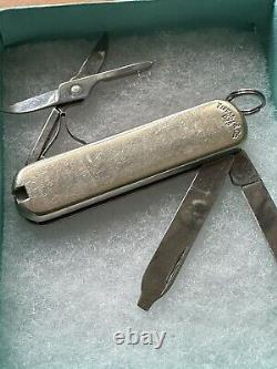 Vintage Sterling Silver 925 Tiffany & Co. Victorinox multi tool Swiss Army knife