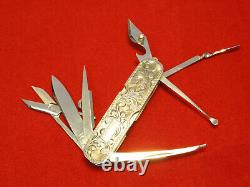 Vintage Sterling Silver Pocket Knife Swiss Army Style Japan T4-1
