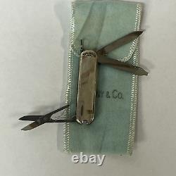 Vintage Sterling Silver Tiffany Co Victorinox Rostfrei Swiss Army Knife RHM