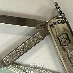 Vintage Sterling Silver Tiffany Co Victorinox Rostfrei Swiss Army Knife RHM