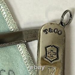 Vintage Sterling Silver Tiffany Co Victorinox Rostfrei Swiss Army Knife RHM