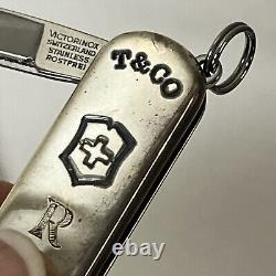 Vintage Sterling Silver Tiffany Co Victorinox Rostfrei Swiss Army Knife RHM