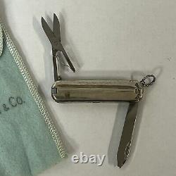 Vintage Sterling Silver Tiffany Co Victorinox Rostfrei Swiss Army Knife RHM