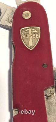 Vintage Suisse Wenger Allsport Wengerinox Swiss Army Knife Multitool with Bail
