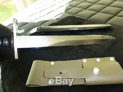 Vintage Swiss Army Bayonet Knife Early Vintage With Scabbard (watch The Video)