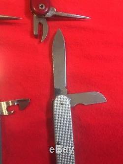 Vintage Swiss Army Knife Soldier Collection