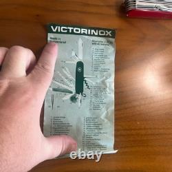 Vintage Swiss Army Knife Victorinox Champion Model 1.5793 With Box & Paper Diagram