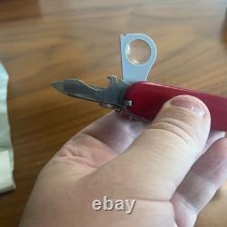 Vintage Swiss Army Knife Victorinox Champion Model 1.5793 With Box & Paper Diagram