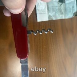 Vintage Swiss Army Knife Victorinox Champion Model 1.5793 With Box & Paper Diagram