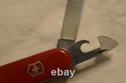 Vintage Swiss Army Knife Victorinox Leather Pouch And Miniture Sharping Steel