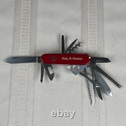 Vintage Swiss Army Knife Wenger Highlander Medical Officer Gary A Dunlap 91 mm