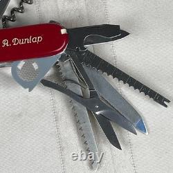 Vintage Swiss Army Knife Wenger Highlander Medical Officer Gary A Dunlap 91 mm