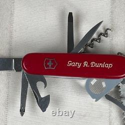 Vintage Swiss Army Knife Wenger Highlander Medical Officer Gary A Dunlap 91 mm