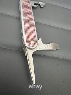 Vintage Swiss Victorinox Pioneer'76-'85 Red Alox Swiss Knife old cross