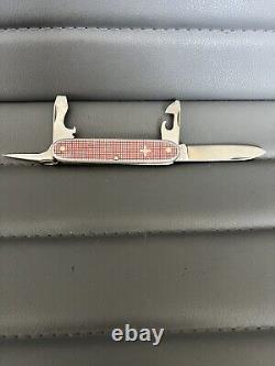 Vintage Swiss Victorinox Pioneer'76-'85 Red Alox Swiss Knife old cross