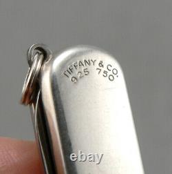 Vintage TIFFANY & CO Sterling Silver 18K Gold Swiss Army Folding Pocket Knife