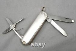 Vintage TIFFANY & CO Sterling Silver 18K Gold Swiss Army Folding Pocket Knife