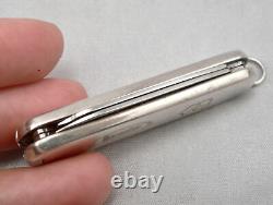 Vintage TIFFANY & CO Sterling Silver 18K Gold Swiss Army Folding Pocket Knife