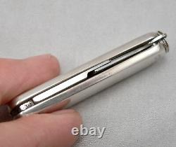 Vintage TIFFANY & CO Sterling Silver 18K Gold Swiss Army Folding Pocket Knife