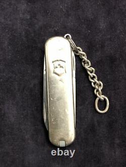 Vintage TIFFANY & Co. Victorinox Swiss Army Pocket Knife 925 750 Authentic