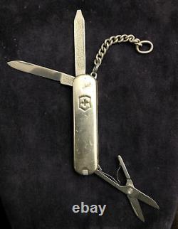 Vintage TIFFANY & Co. Victorinox Swiss Army Pocket Knife 925 750 Authentic