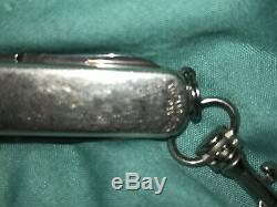 Vintage Tiffany & Co. 1837 Sterling Silver. 925. Swiss Army Knife and Keychain