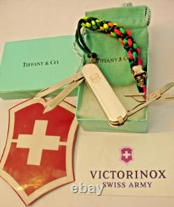 Vintage Tiffany Co Sterling Silver 750 18k Pocket Classic Knife Swiss Victorinox