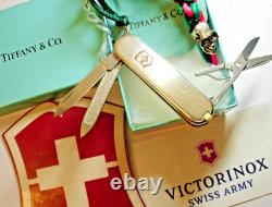 Vintage Tiffany Co Sterling Silver 750 18k Pocket Classic Knife Swiss Victorinox