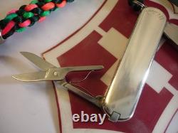 Vintage Tiffany Co Sterling Silver 750 18k Pocket Classic Knife Swiss Victorinox