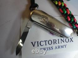 Vintage Tiffany Co Sterling Silver 750 18k Pocket Classic Knife Swiss Victorinox