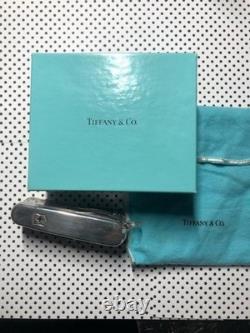 Vintage Tiffany & Co Sterling Silver 925 Victorinox Swiss Army Knife with Box