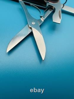 Vintage VICTORINOX CLIMBER GOLD INLAY Swiss Army Knife Multi Tool 91mm RED