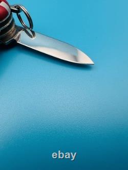 Vintage VICTORINOX CLIMBER GOLD INLAY Swiss Army Knife Multi Tool 91mm RED