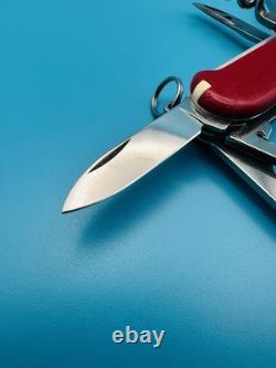 Vintage VICTORINOX CLIMBER GOLD INLAY Swiss Army Knife Multi Tool 91mm RED