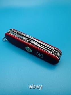 Vintage VICTORINOX CLIMBER GOLD INLAY Swiss Army Knife Multi Tool 91mm RED