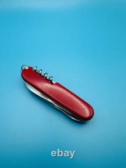 Vintage VICTORINOX CLIMBER GOLD INLAY Swiss Army Knife Multi Tool 91mm RED