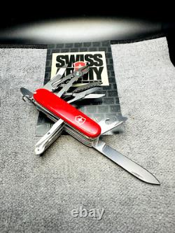 Vintage VICTORINOX Craftsman ROSTFREI Swiss Army Knife Multi Tool 91mm RED
